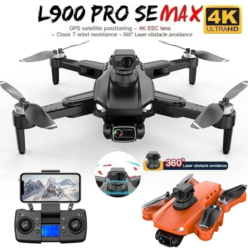 Fpv Brushless Rc Drone 4K - L900 Pro SE MAX GPS Drone