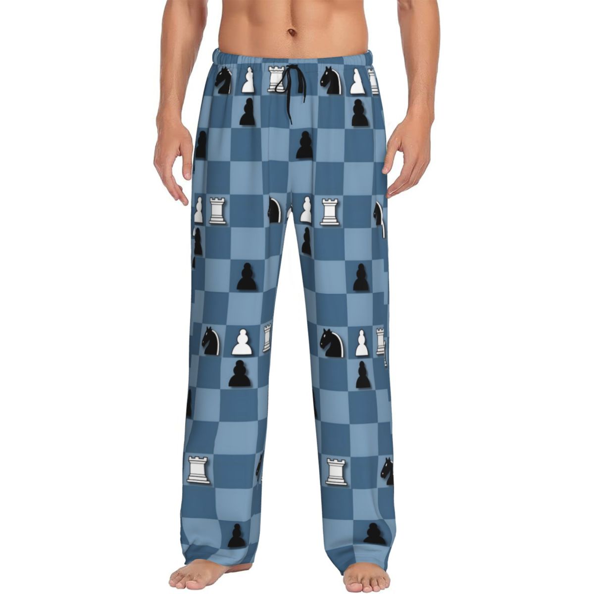 Board Games - Custom Chess Board Pajama Pants Sleepwear