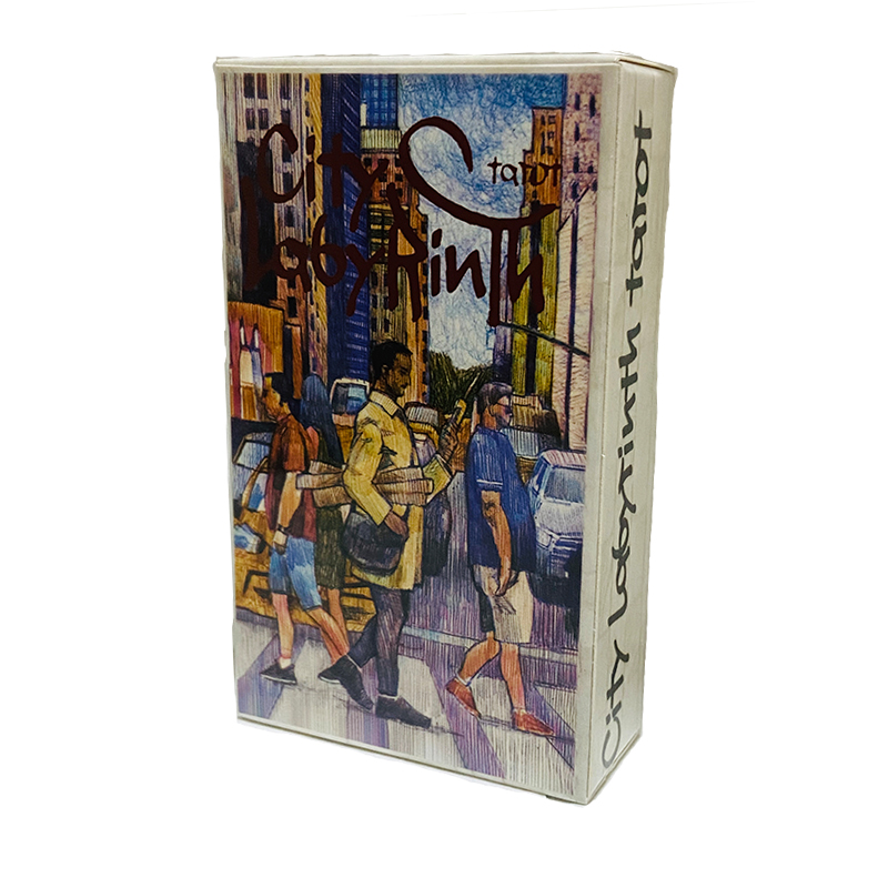City Labyrinth Tarot Cards 78  - огляд і ціна Tarot Cards Deck With Guidebook