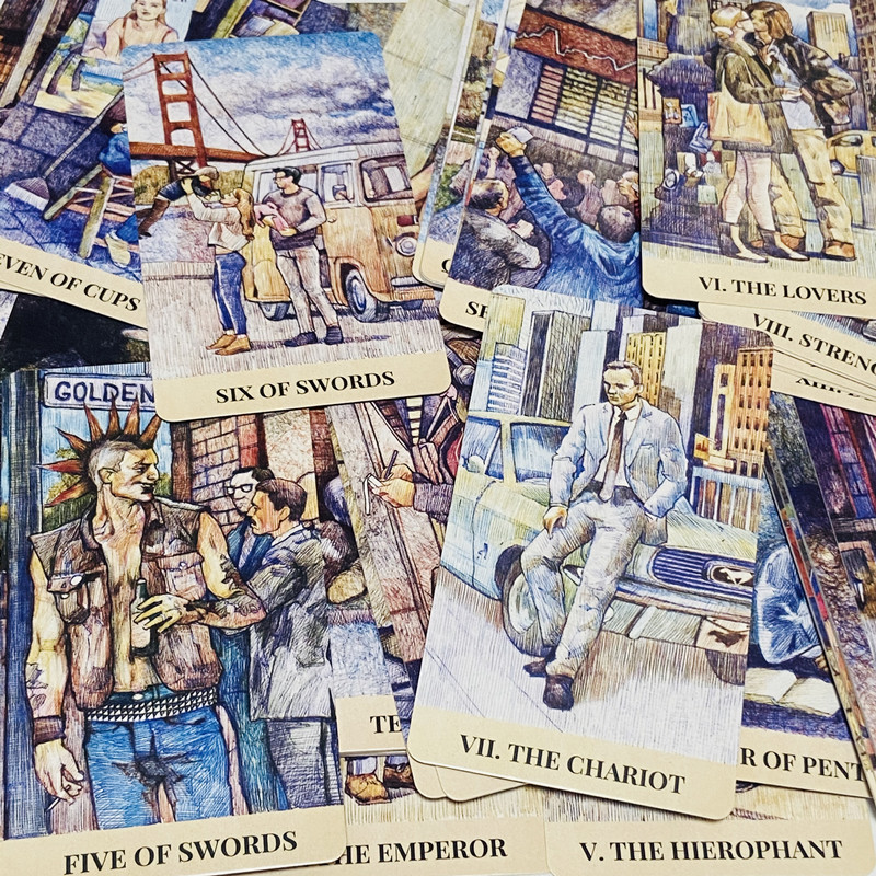 City Labyrinth Tarot Cards 78  - огляд і ціна Tarot Cards Deck With Guidebook