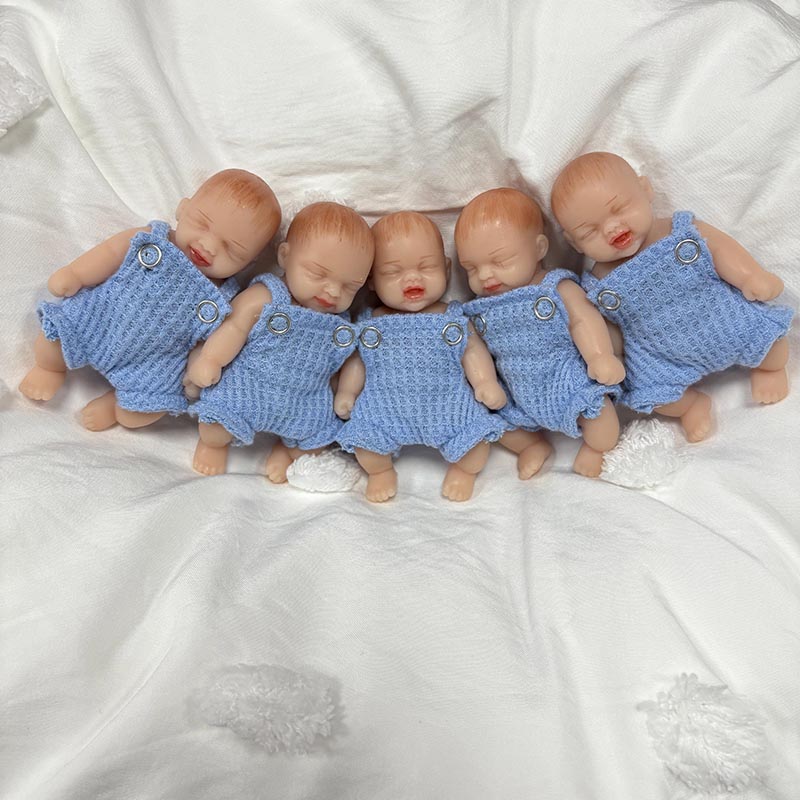 5pcs/set 4inches Handmade High - огляд і ціна Reborn Baby Doll Silicone Realistic