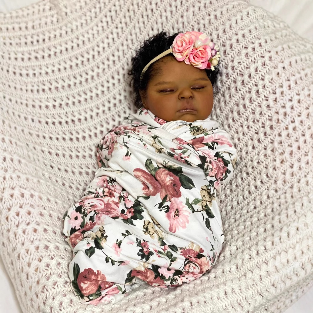 Dark Skin peaches 19 Inch Life - огляд і ціна Reborn Baby Doll Silicone Realistic