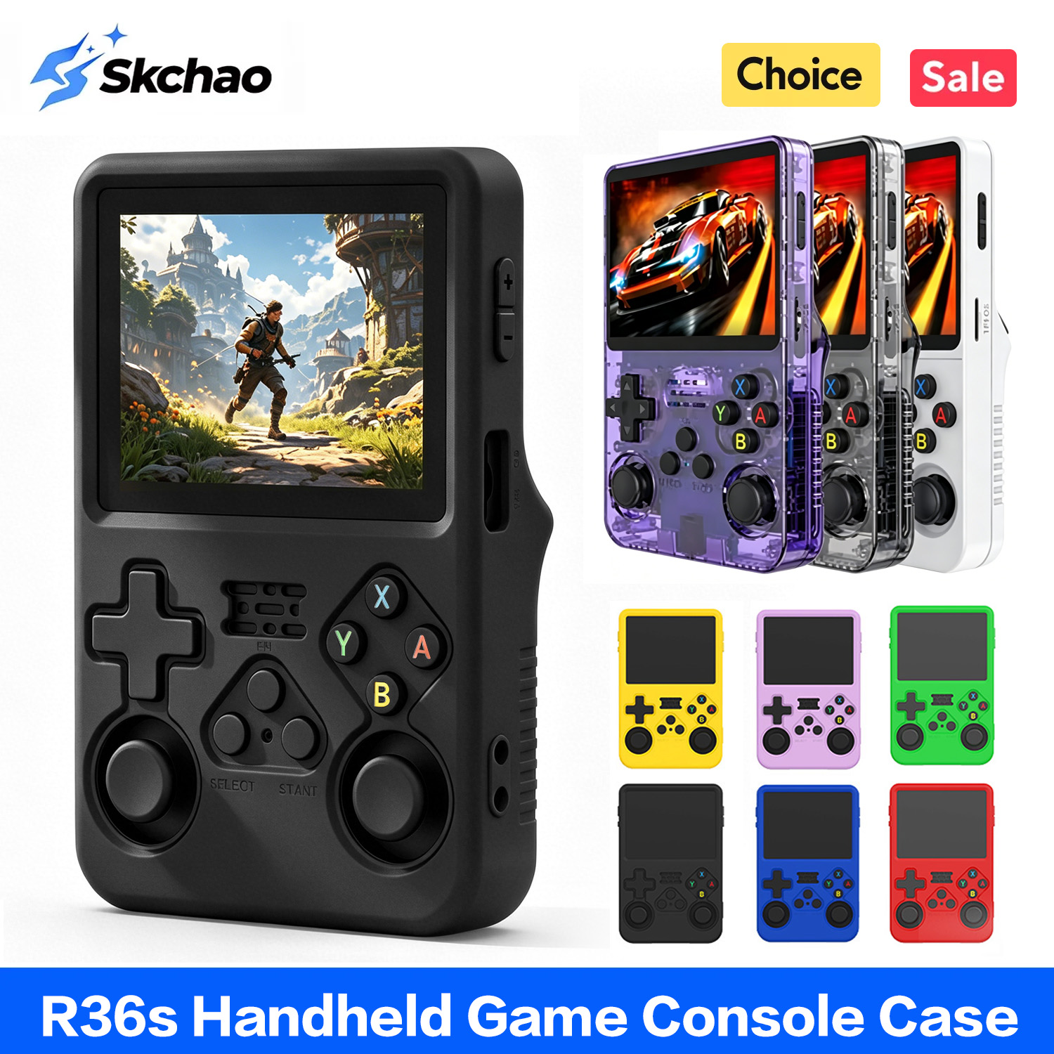 Case R36s Protective case For  - огляд і ціна Retro Handheld Game Console R36S