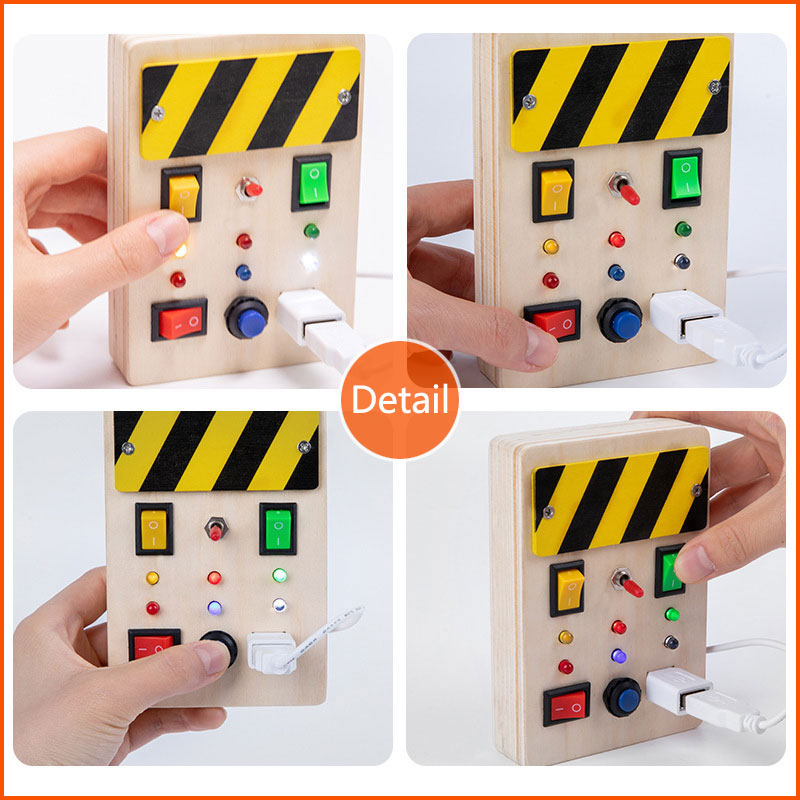 Montessori Busy Board Sensory  - огляд і ціна Montessori Wooden Busy Board Toddler