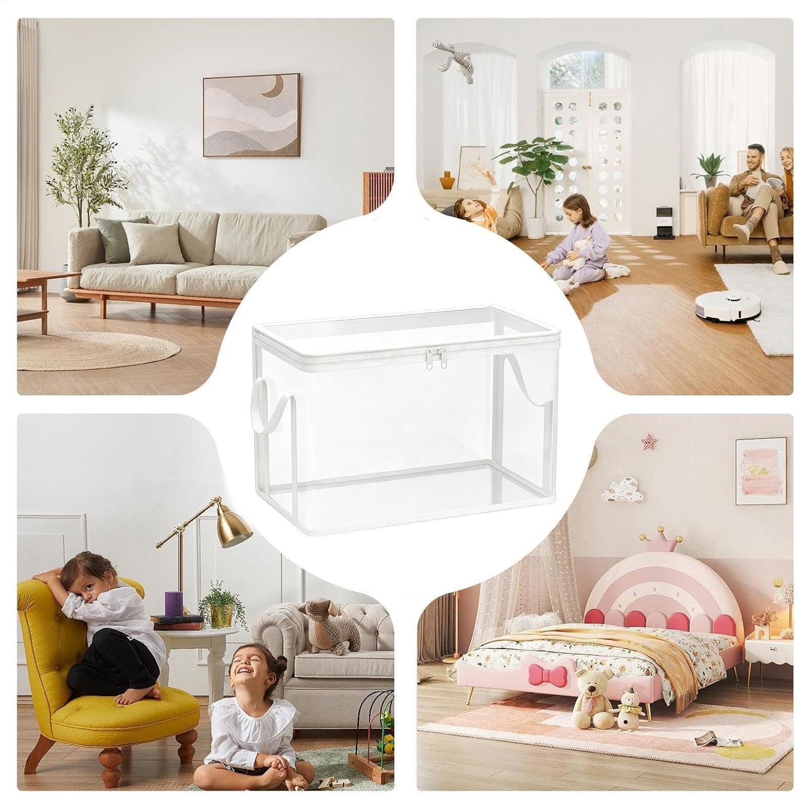 Toy Storage Bag Transparent Or - огляд і ціна Building Blocks
