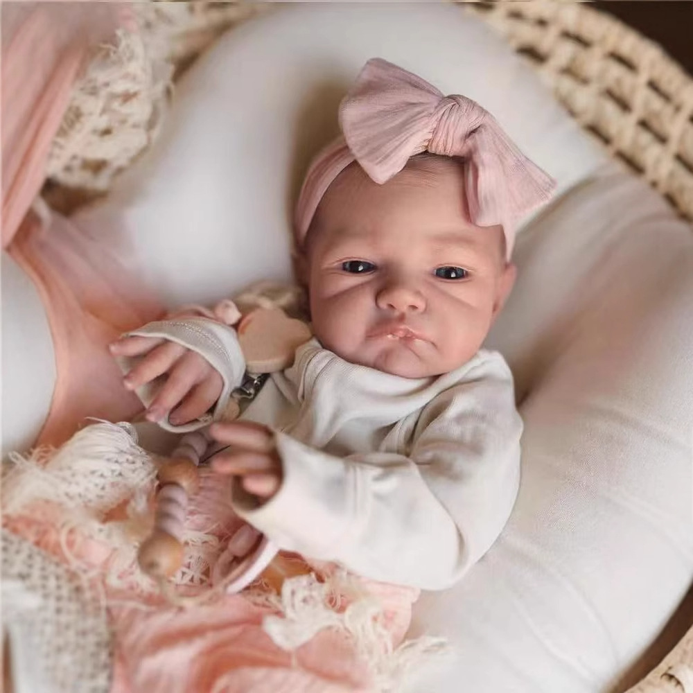 48CM Reborn Silicone Dolls Aug - огляд і ціна Reborn Baby Doll Silicone Realistic
