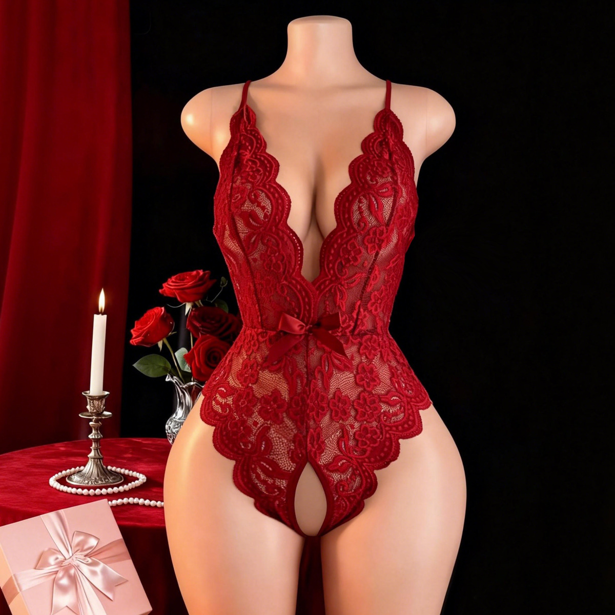 Hot Crotchless Sexy Lingerie F - огляд і ціна Dolls