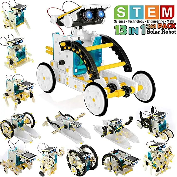 STEM 13-in-1 Education Solar R - огляд і ціна Stem Solar Robot Kit For Kids