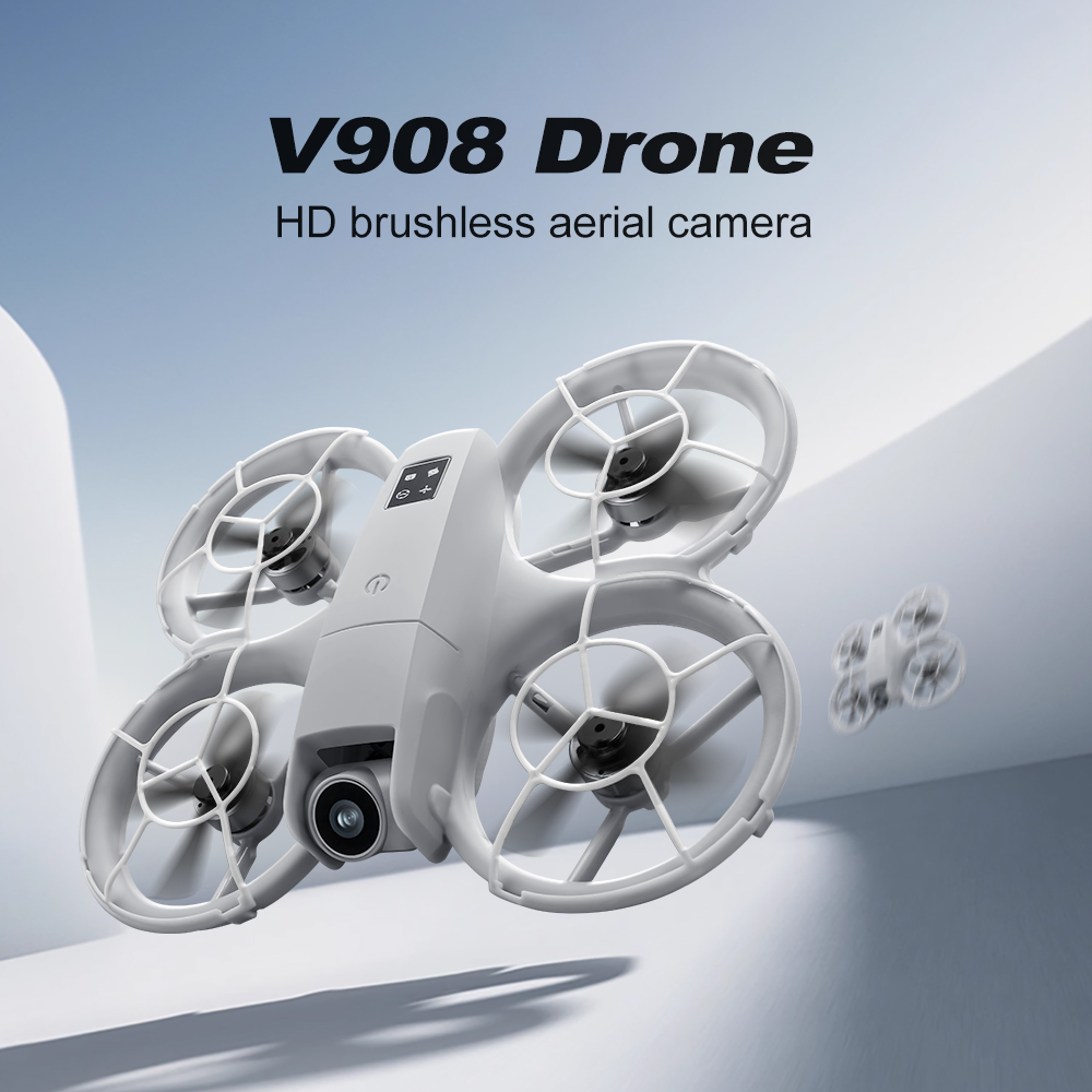 Original V908 Quadcopter Brush - огляд і ціна Fpv Brushless Rc Drone 4K