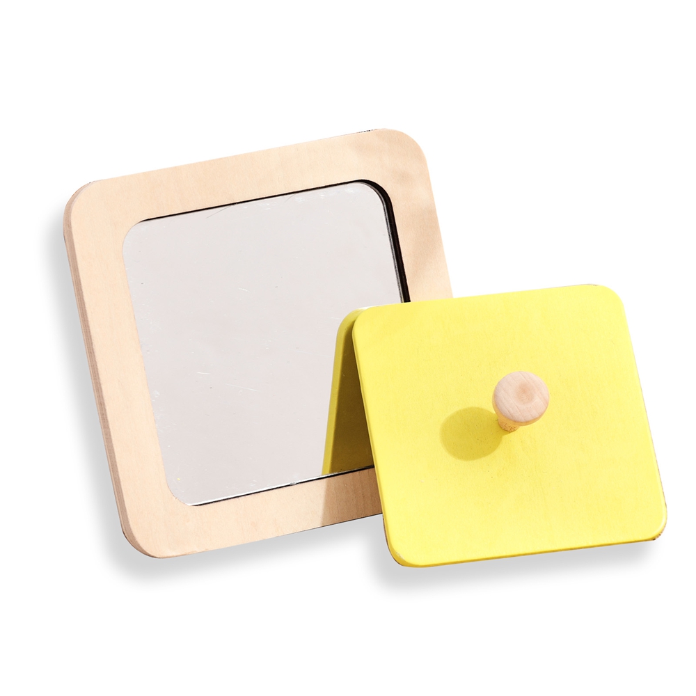 Montessori Wooden Mirror Puzzl - огляд і ціна Montessori Wooden Busy Board Toddler