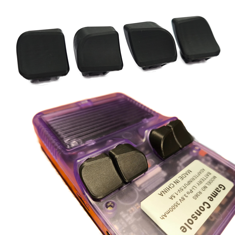 4PCS 3D Printing Back Buttons  - огляд і ціна Retro Handheld Game Console R36S