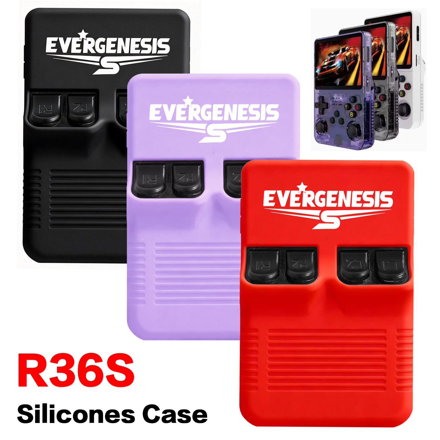 R36S Silicone Case Handheld Ga - огляд і ціна Retro Handheld Game Console R36S