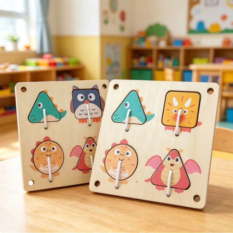 Montessori Wooden Busy Board D - огляд і ціна Montessori Wooden Busy Board Toddler