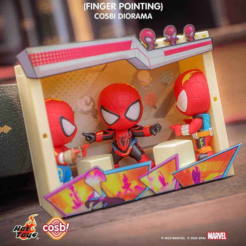 New Original Hottoys Spider Ma - огляд і ціна Anime Action Figure Blind Box