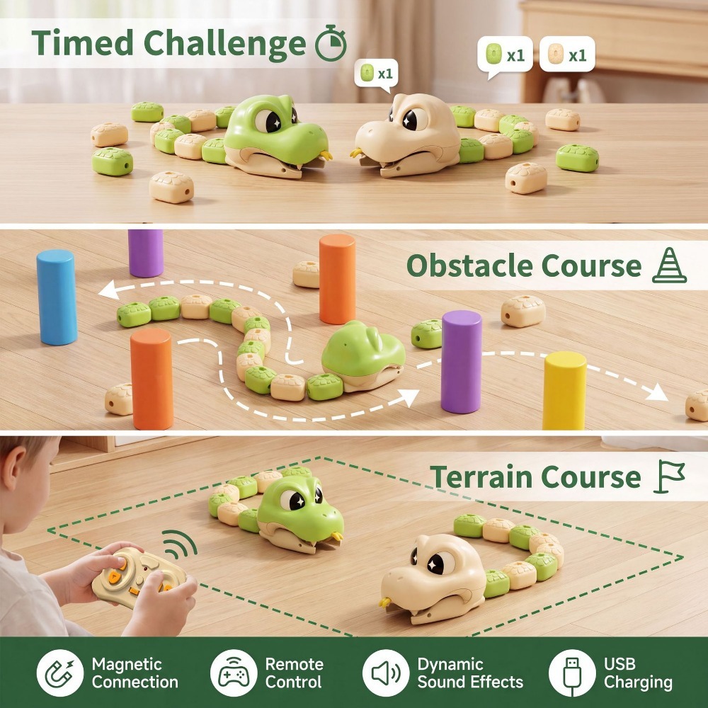 Remote Controlled Greedy Snake - огляд і ціна Educational Toys