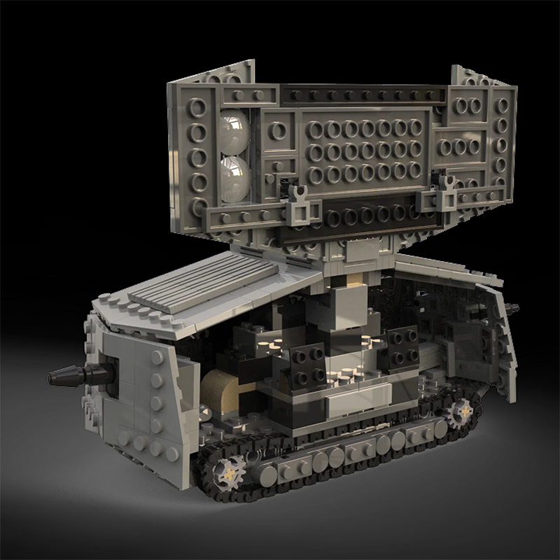 MOC WW1 Germany Military A7V C - огляд і ціна Lego Compatible Military Tank